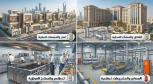 ما أنواع المشاريع التي تحتاج إلى تمديد الغاز المركزي؟